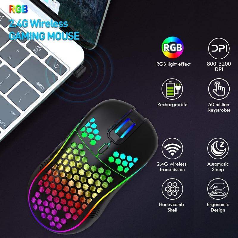 Wireless RGB Gaming Mouse