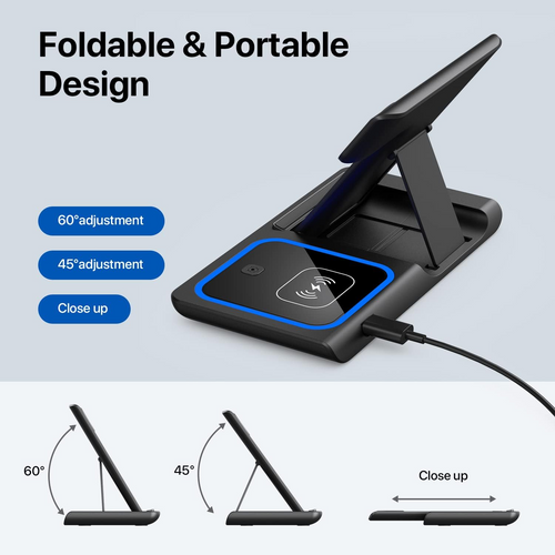 3 in 1 Wireless Charging Station
