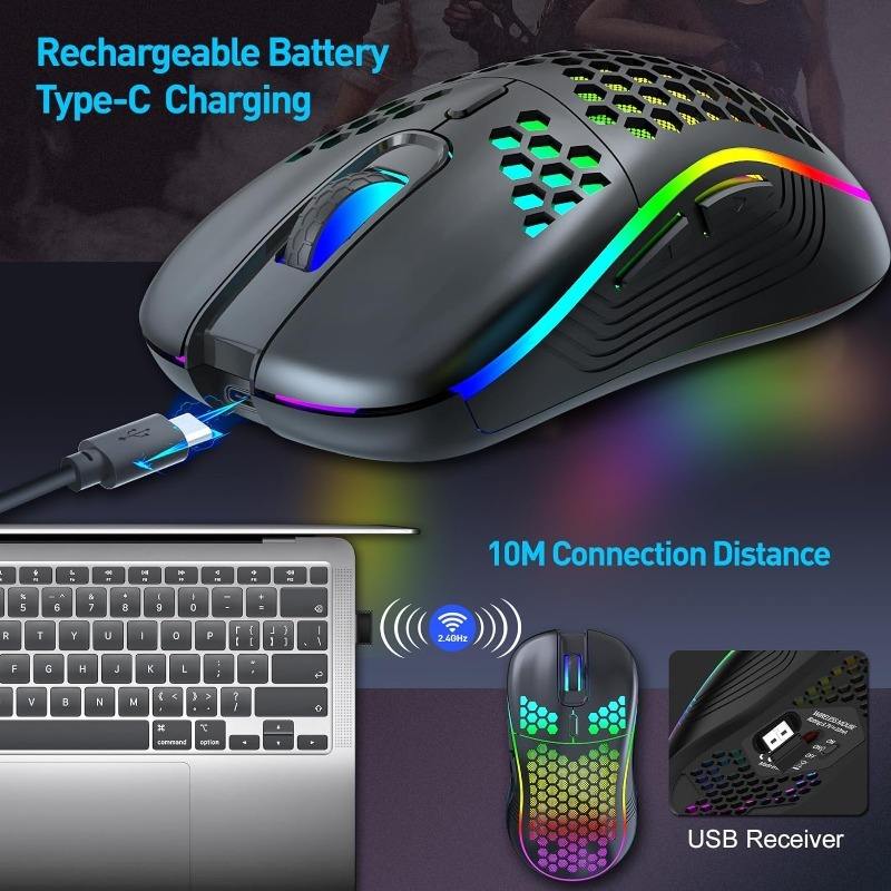 Wireless RGB Gaming Mouse