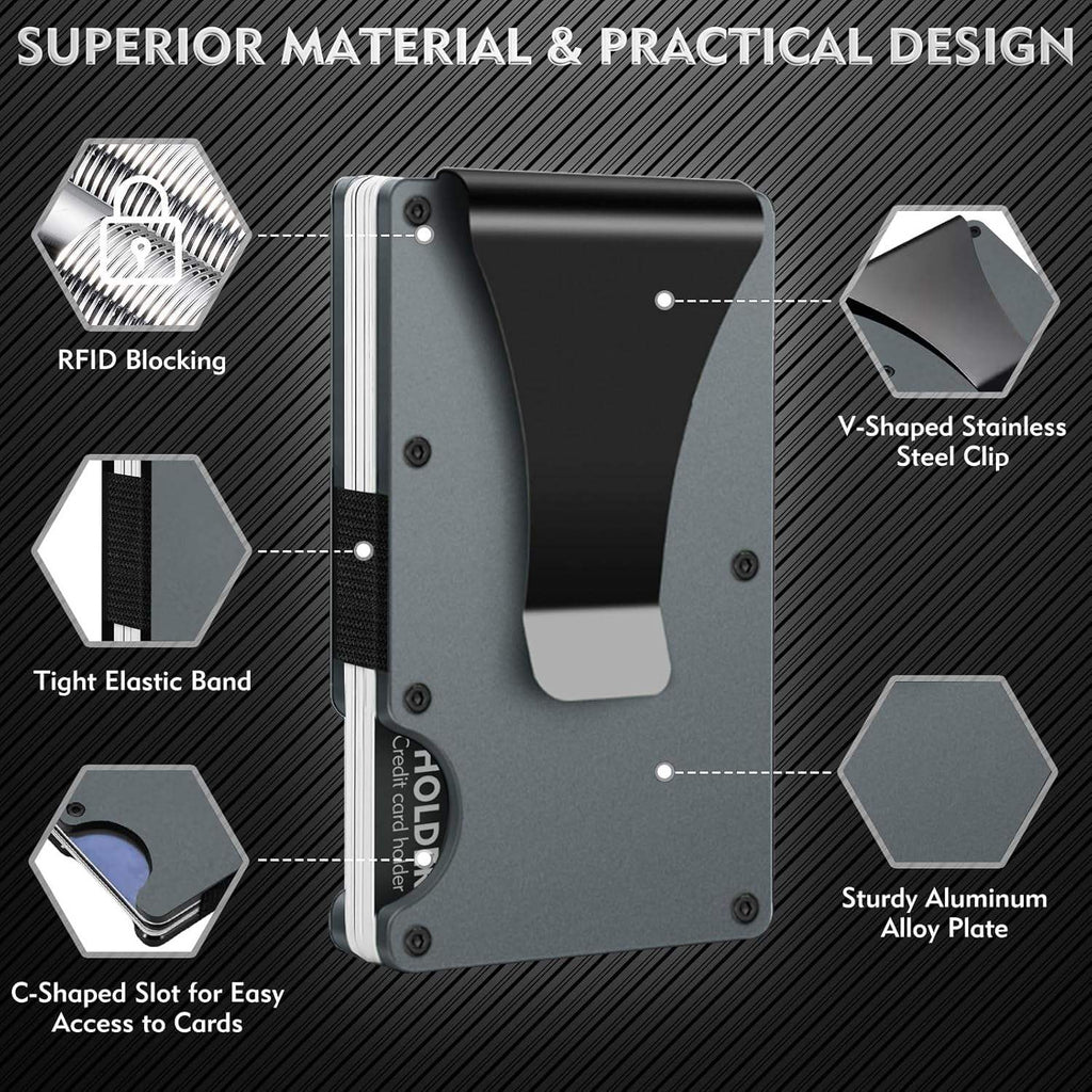 RFID Blocking Metal Wallet