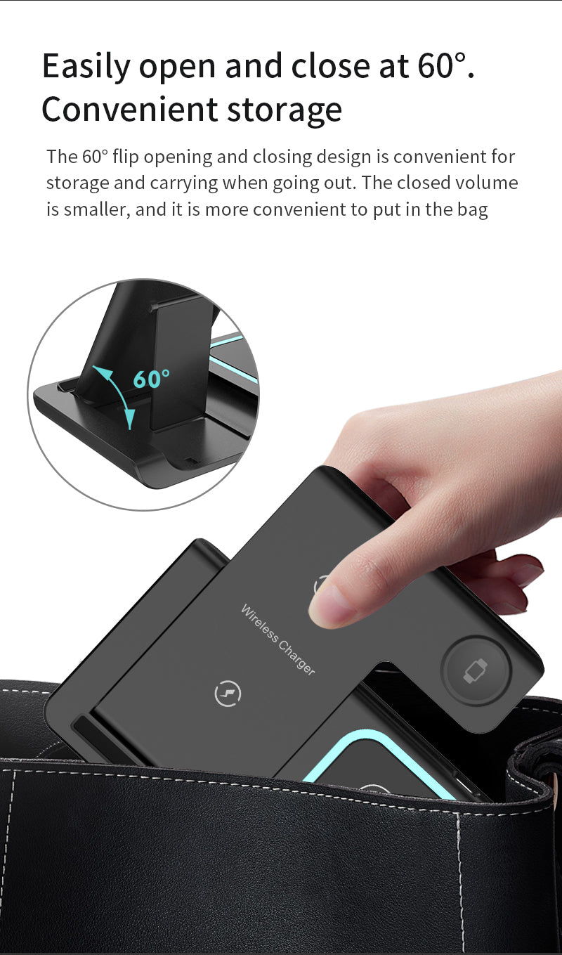 3 in 1 Wireless Charging Station